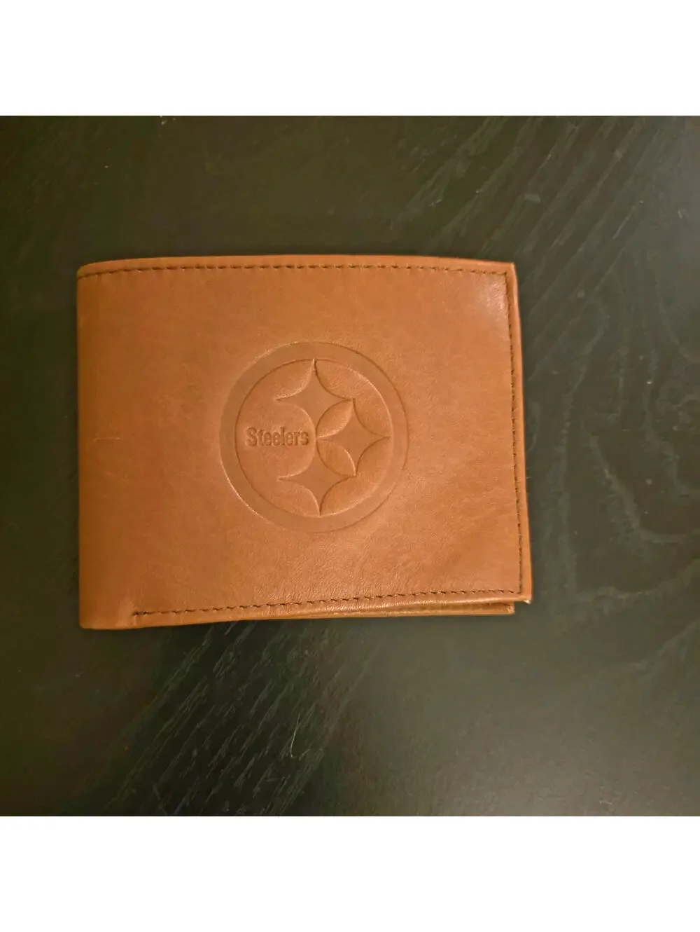 Steelers Wallet Men Leather Bifold Wallet Card Holder Wallet